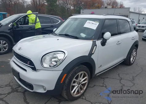 2016 Mini Countryman Cooper S из США, поврежденный, VIN WMWZC5C58GWU20483